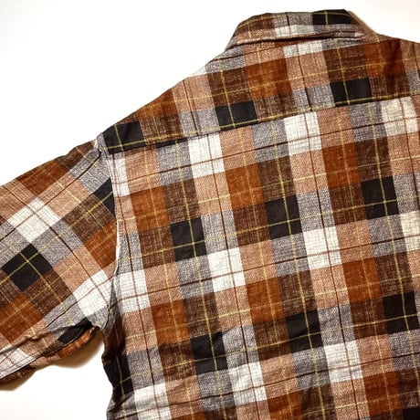 1950's PENNEY'S TOPFLIGHT Flannel L/S Shirt Deadstock
