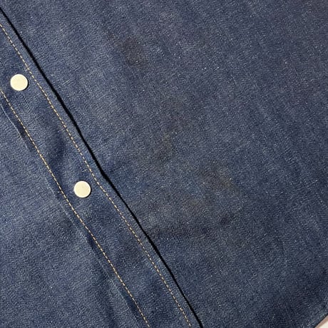 1960's Bar C Denim Western L/S Shirt