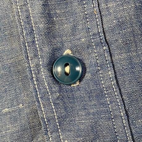 1940's US.NAVY Chambray L/S Shirt