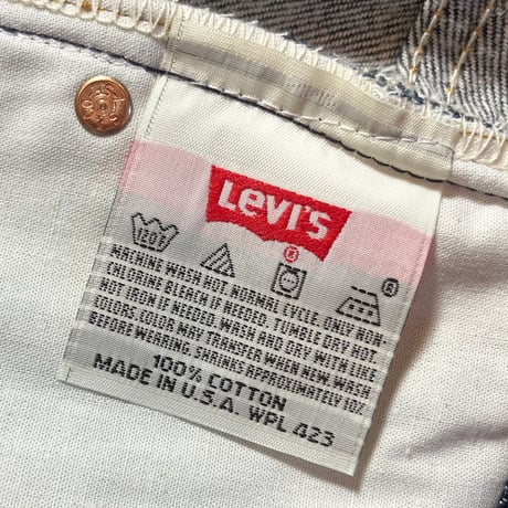 1990's Levi's 501 Denim Pants Deadstock