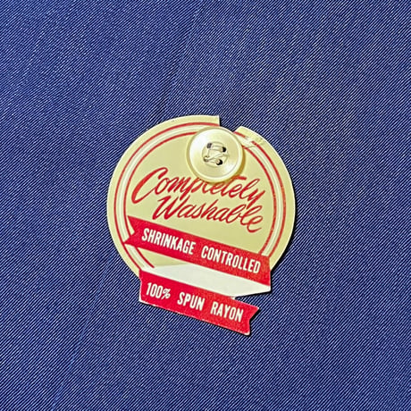 1950's CROYDON Rayon L/S Shirt Deadstock