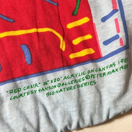 1980's Unknown Peter Max Printed Reversible Sweat