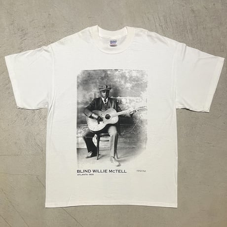 1990's〜 GILDAN BLIND WILLIE McTELL Printed Tee Deadstock