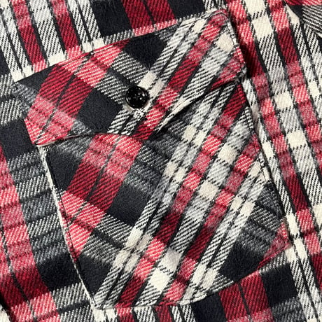 1980's WINTER RUN Heavy Flannel L/S Shirt Deadstock