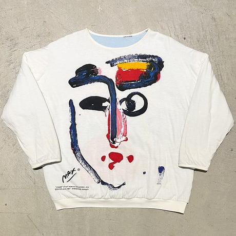 1980's Unknown Peter Max Printed Reversible Sweat