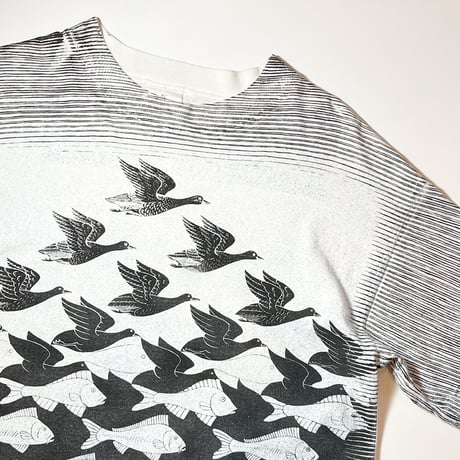 1990's ANDAZIA M.C.ESCHER Printed Tee
