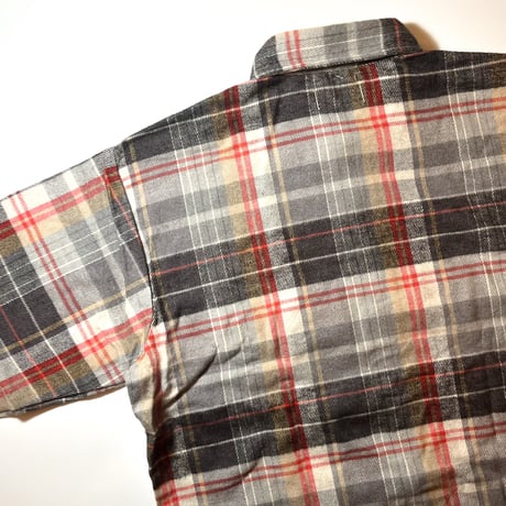 1980's RUGGED WEAR Heavy Flannel L/S Shirt Deadstock