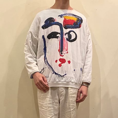 1980's Unknown Peter Max Printed Reversible Sweat