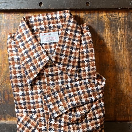 1970's DANGOS' Flannel L/S Shirt Deadstock