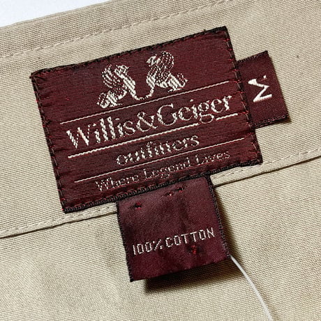 1990's Willis&Geiger Poplin Vest Deadstock