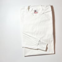 1990's FRUIT OF THE LOOM Solid L/S Tee Deadstock