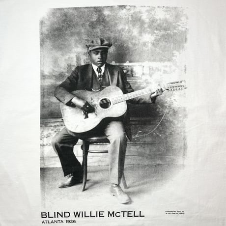 1990's〜 GILDAN BLIND WILLIE McTELL Printed Tee Deadstock