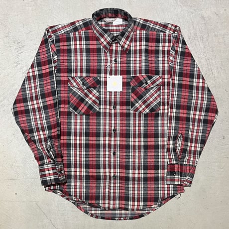1980's WINTER RUN Heavy Flannel L/S Shirt Deadstock