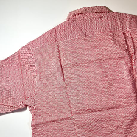 1950's TERRACE CLUB Seersucker S/S Shirt Deadstock