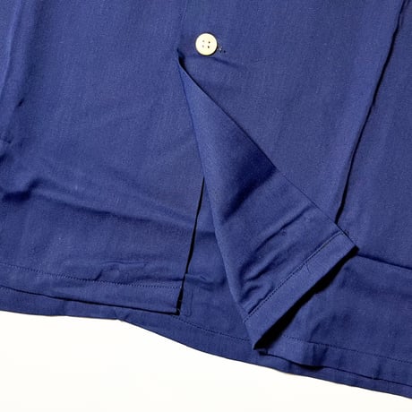 1950's CROYDON Rayon L/S Shirt Deadstock