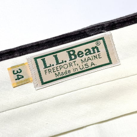 1980's L.L.Bean Corduroy Trousers Deadstock