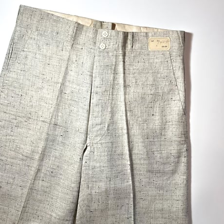 1930's Unknown Cotton Trousers Deadstock