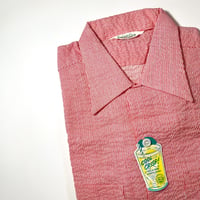 1950's TERRACE CLUB Seersucker S/S Shirt Deadstock