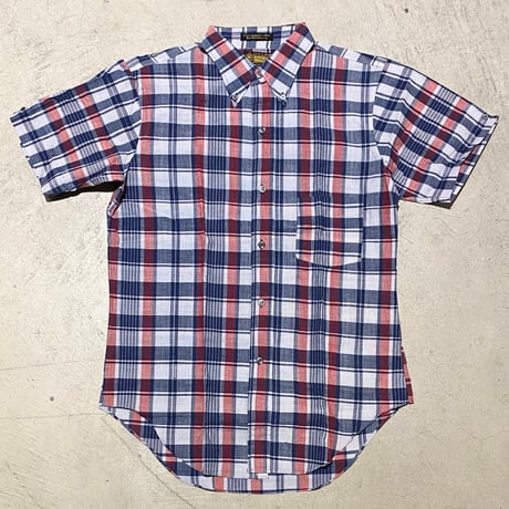 1960's Westley Indian Madras S/S Shirt Deadstock