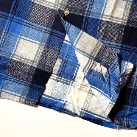 1950〜60's IRONWEAR Flannel L/S Shirt Deadstock
