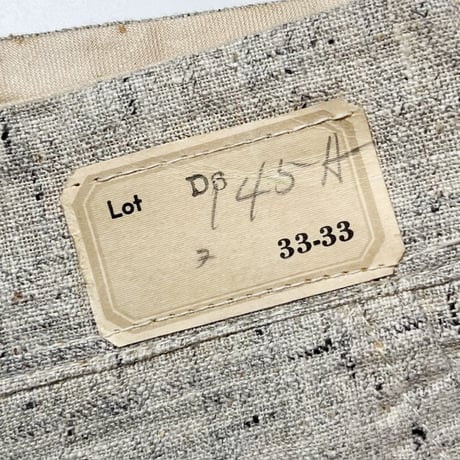 1930's Unknown Cotton Trousers Deadstock
