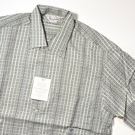 1960's Spectator Cotton&Rayon L/S Shirt Deadstock