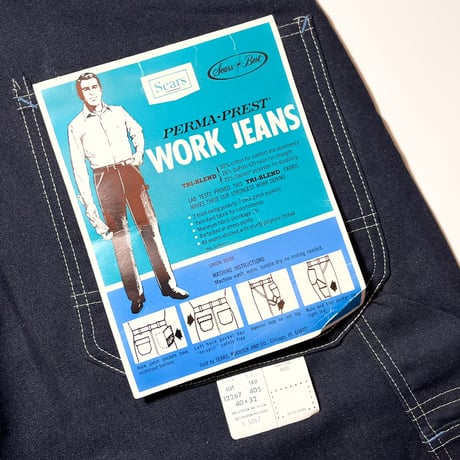 1960〜70's Sears Denim Painter Pants Deadstock