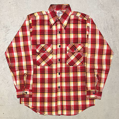 1970's BIG MIKE Heavy Flannel L/S Shirt Deadstock
