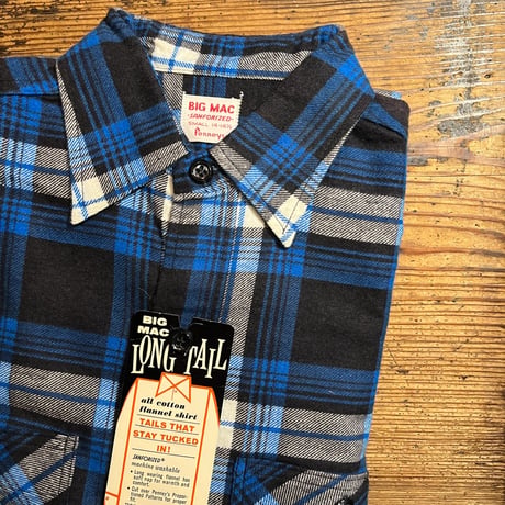 1960's BIG MAC Flannel L/S Shirt Deadstock