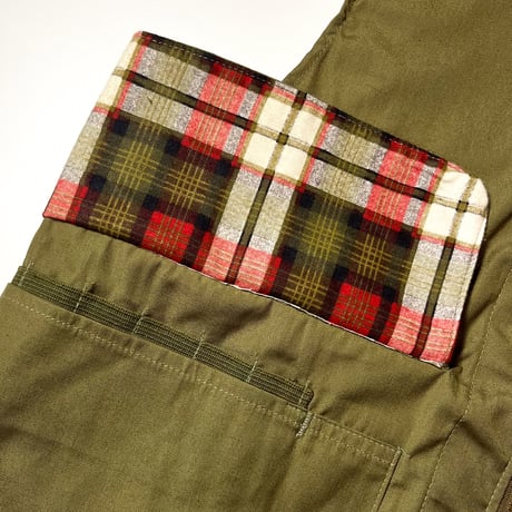 1960's RED HEAD Poplin Hunting Vest Deadstock