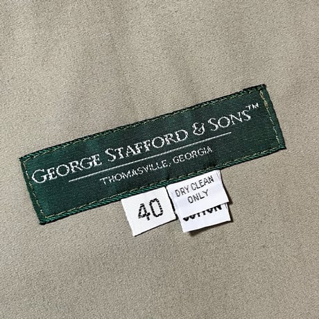 1980's GEORGE STAFFORD&SONS Hunting Jacket Deadstock