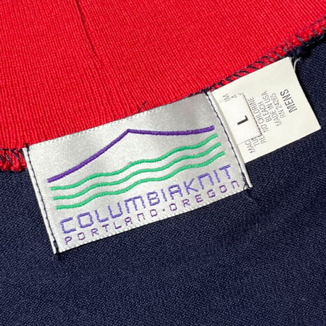 1980's〜 COLUMBIA KNIT Rugger L/S Tee Deadstock
