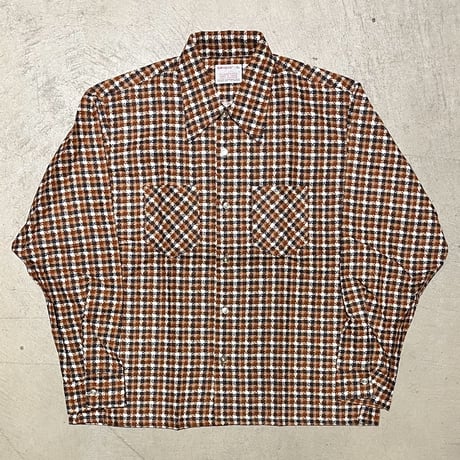 1970's DANGOS' Flannel L/S Shirt Deadstock