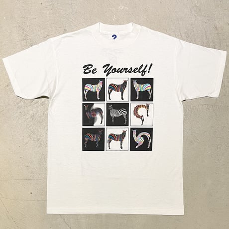 1990's DFE Zebra Printed Tee