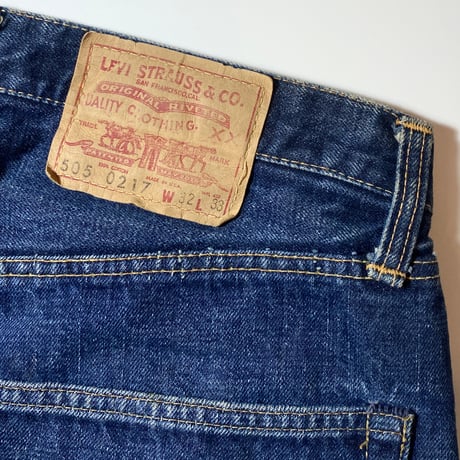 1960's Levi's 505 Big E Denim Pants With Selvedge