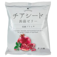 チアシード蒟蒻ゼリー発酵プラス　ざくろ味（1袋）