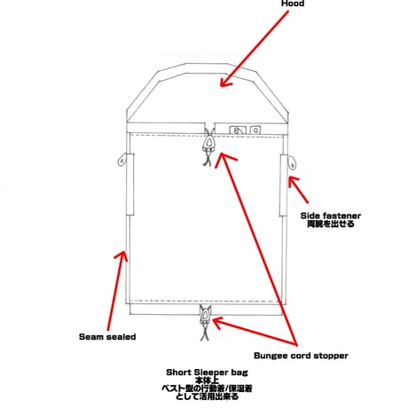 Short Sleeper bag