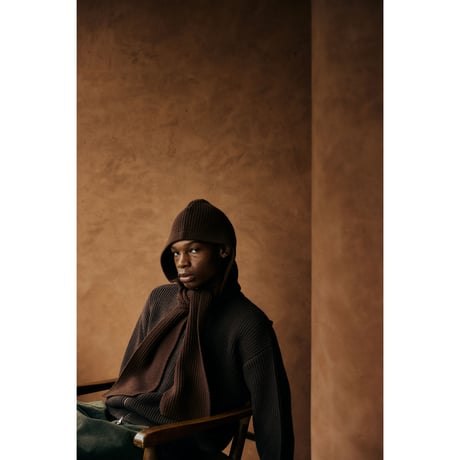 Wool Hood Scarf
