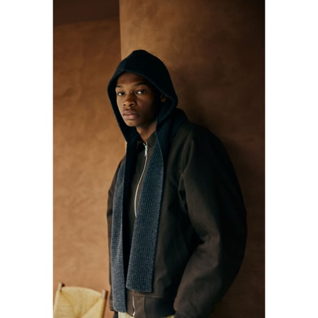 Wool Hood Scarf