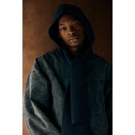 Wool Hood Scarf