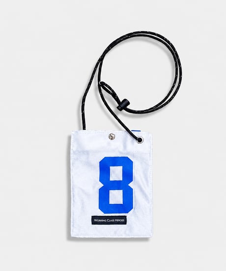 "Re:MAKE." NFL Game shirts Mobile Pouch -"8"/white