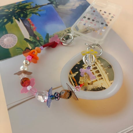 《1点もの》「Let’s chase sunsets together♡ 」(一緒に夕日を追いかけよう♡) MY STRAP