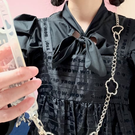 《1点もの》LONG STRAP / "MOONLIGHT"（SILVER）