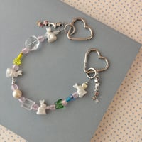 《1点もの》「 うさぎファミリー 」 MY STRAP
