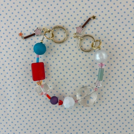 《1点もの》MY STRAP 2 (魔法ステッキチャーム付き)
