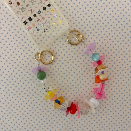 《1点もの》MY STRAP1 (お花だよ！)