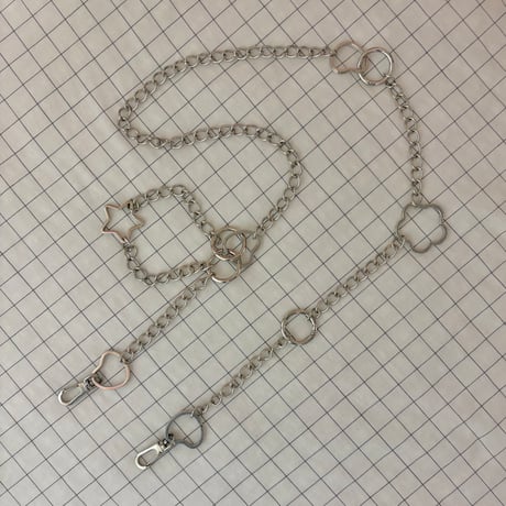 《1点もの》LONG STRAP / "MOONLIGHT"（SILVER）