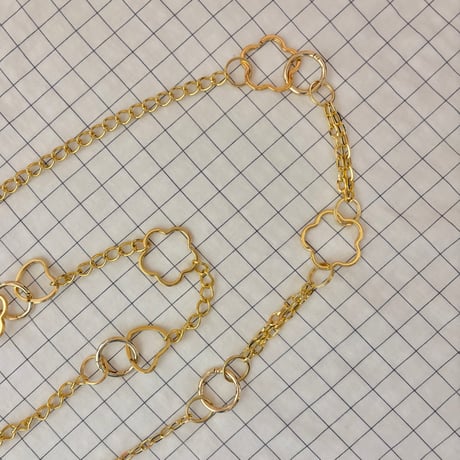 《1点もの》LONG STRAP / "SECRET GARDEN"（GOLD）