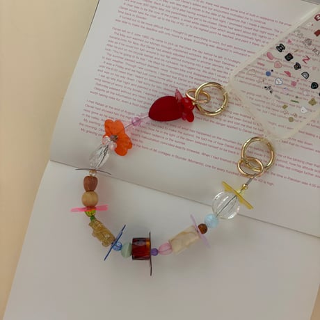 《1点もの》「We’re like PB & J♡ 」(ピーナッツバターとジャムみたいな♡) MY STRAP