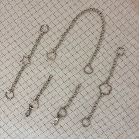 《1点もの》LONG STRAP / "MOONLIGHT"（SILVER）